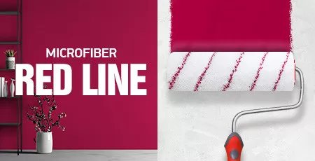 Új festékhengerek - Microfiber Red Line