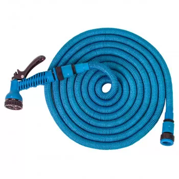 Kerti flexibilis tömlő, 15m - Kék 